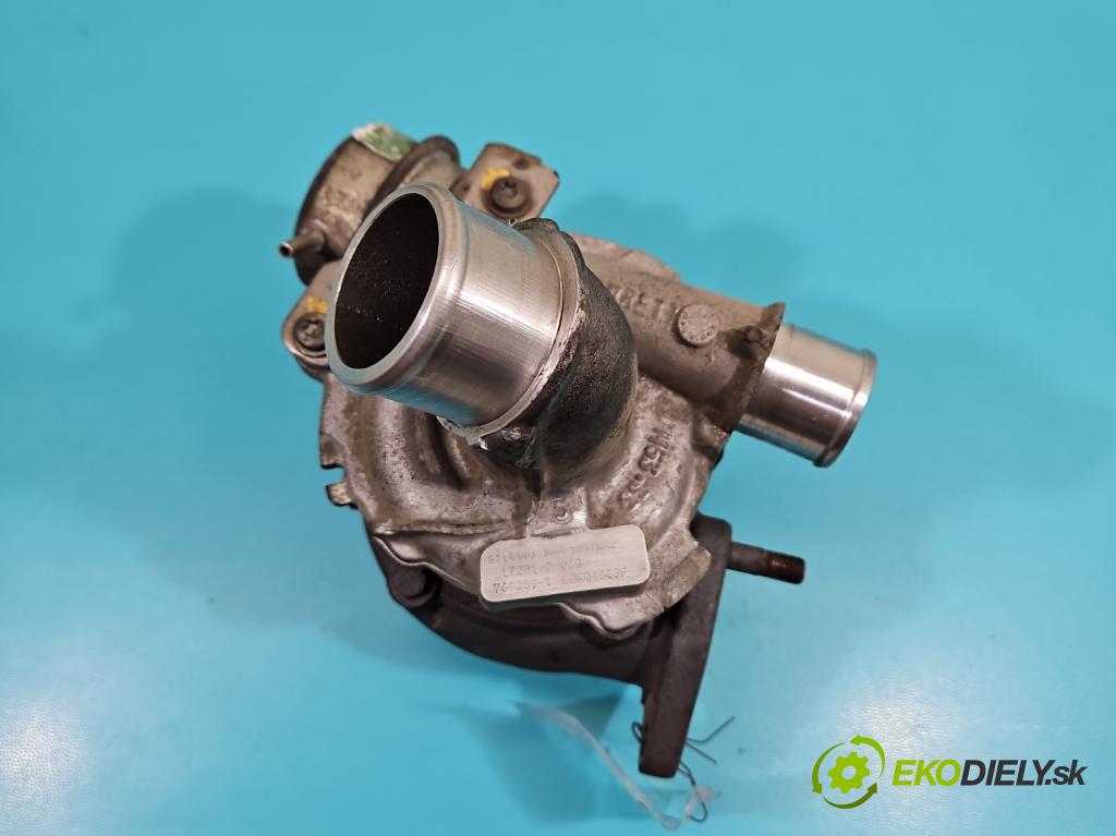 Toyota Yaris II 2005-2011 1.4 D4D 90 hp manual 66 kW 1364 cm3 5- Turbodmychadlo 766259-1 (Kompletní turbodmychadlo)