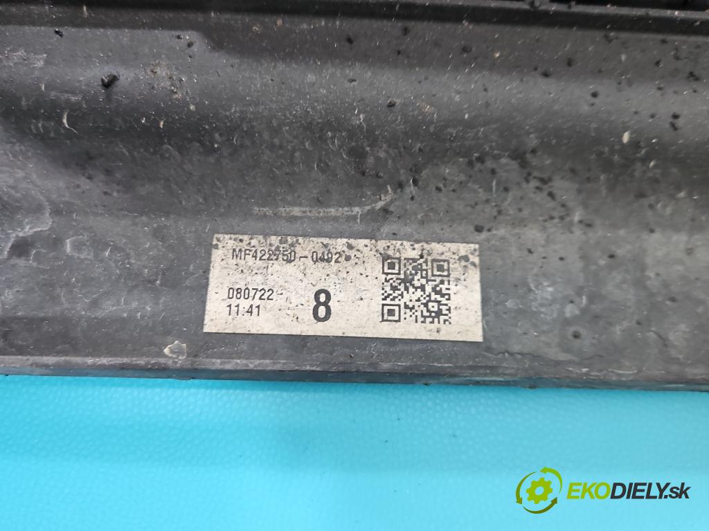 Toyota Yaris II 2005-2011 1.4 D4D 90 HP manual 66 kW 1364 cm3 5- Ventilátor chladiča MF422750-0492