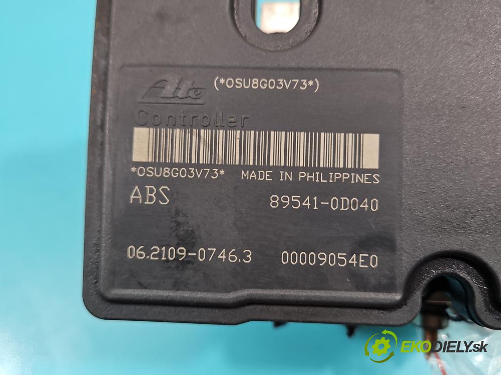 Toyota Yaris II 2005-2011 1.4 D4D 90 hp manual 66 kW 1364 cm3 5- čerpadlo abs 44510-0D031 (Pumpy brzdové)