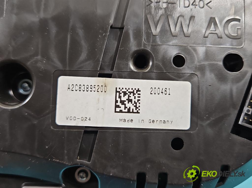 Seat Leon III 2012-2020 1.8 TSI 179KM automatic 132 kW 1798 cm3 5- prístrojovka/ budíky 5F0920871 (Prístrojová doska)