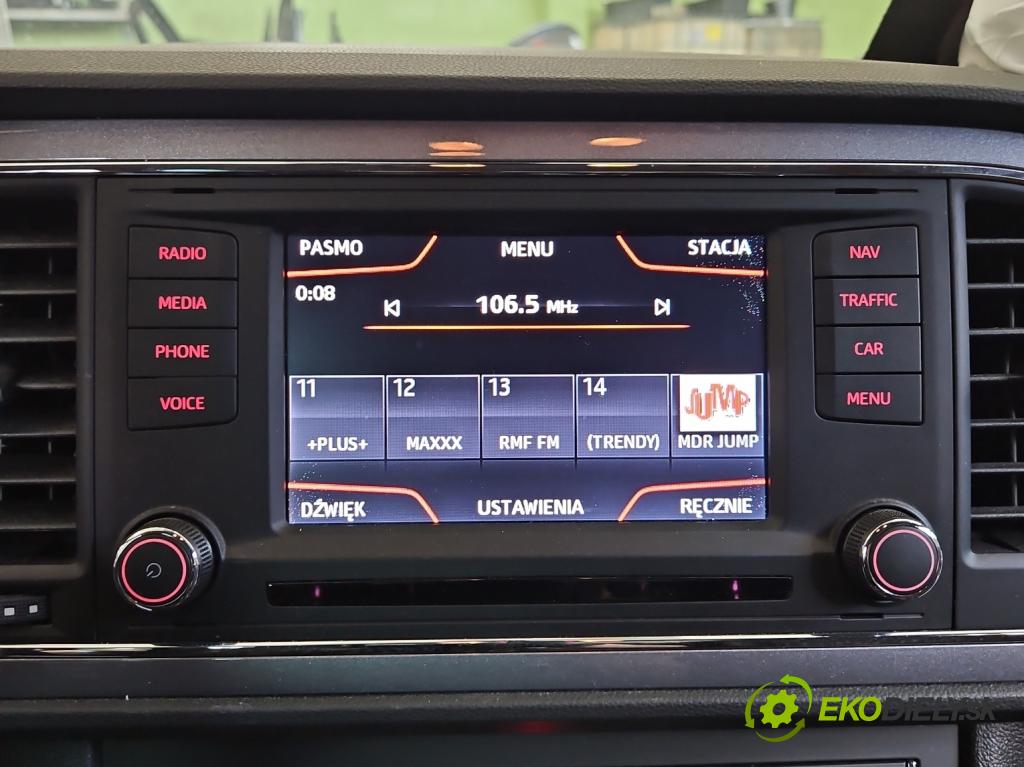 Seat Leon III 2012-2020 1.8 TSI 179KM automatic 132 kW 1798 cm3 5- Radio originál 5F0919603A