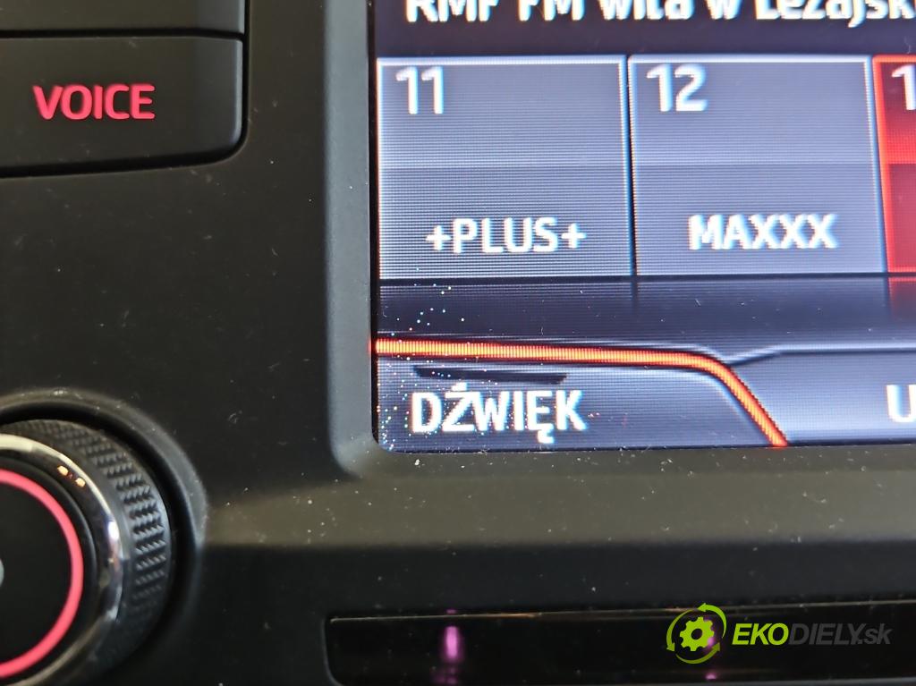 Seat Leon III 2012-2020 1.8 TSI 179KM automatic 132 kW 1798 cm3 5- Radio originál 5F0919603A