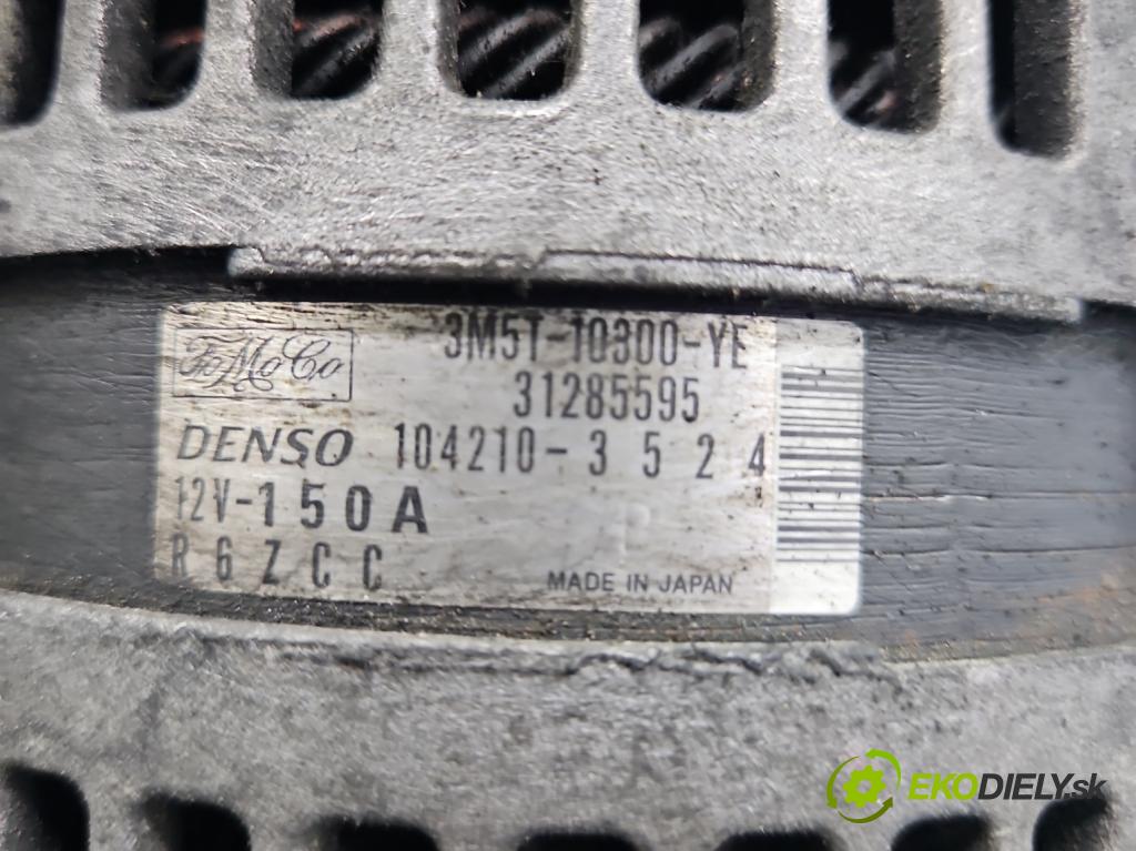 Volvo V50 2.0d 136 HP manual 100 kW 1997 cm3 5- Alternator 3M5T-10300-YE (Alternátor)