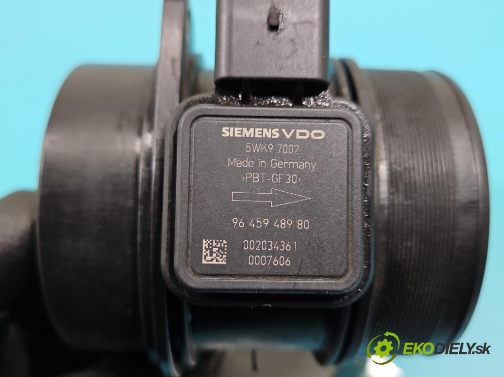 Volvo V50 2.0d 136 HP manual 100 kW 1997 cm3 5- průtokoměr: 5WK97002 (Váha vzduchu)