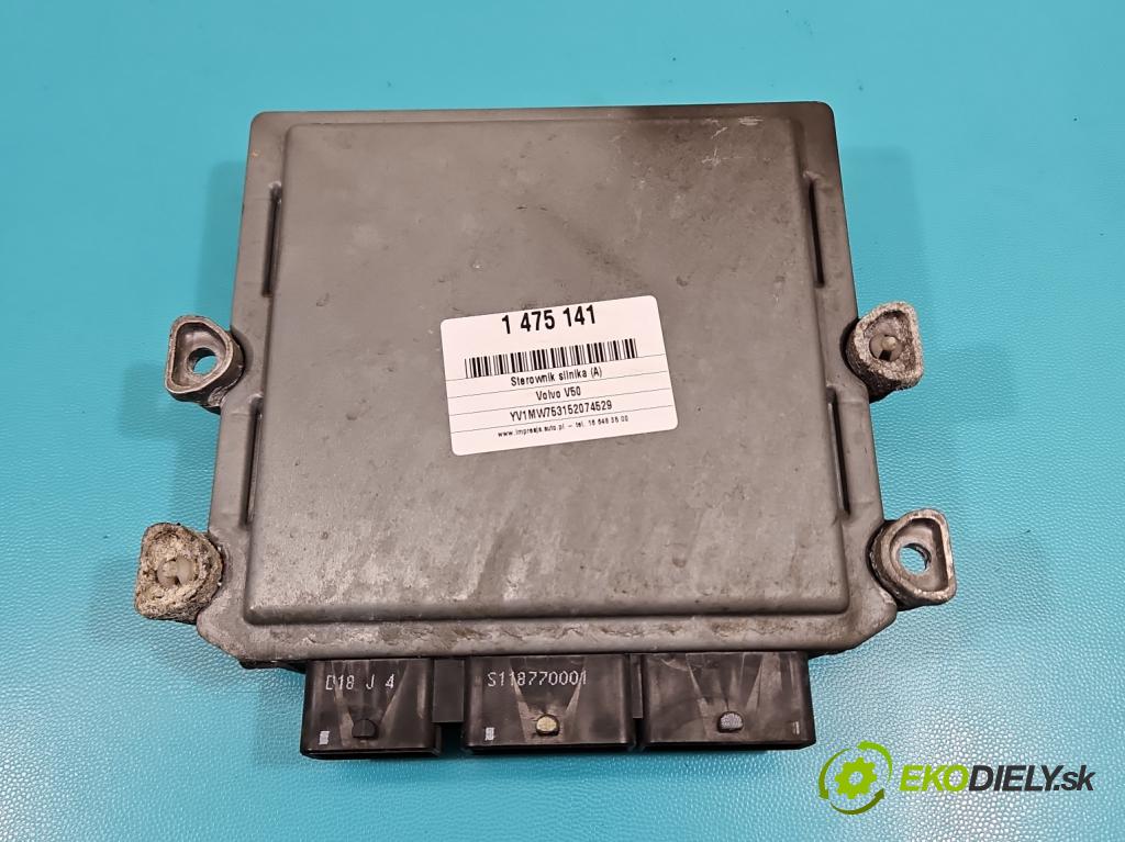 Volvo V50 2.0d 136 HP manual 100 kW 1997 cm3 5- riadiaca jednotka motora 30729518
