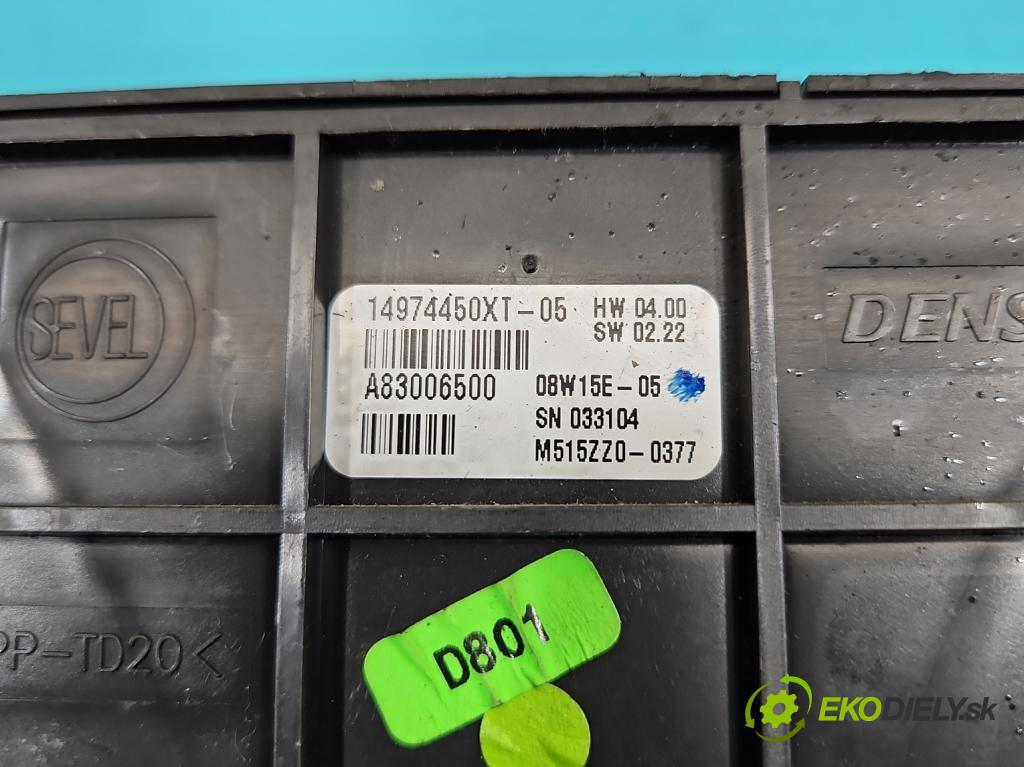 Fiat Scudo II 2006-2016 2.0 jtd 136 HP manual 100 kW 1997 cm3 5- panel kúrenia 14974450XT