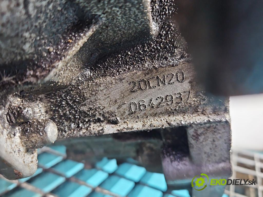 Peugeot 307 1.6 16V 109 HP manual 80 kW 1587 cm3 5- prevodovka stupeň,rýchlosť manual 20CN20