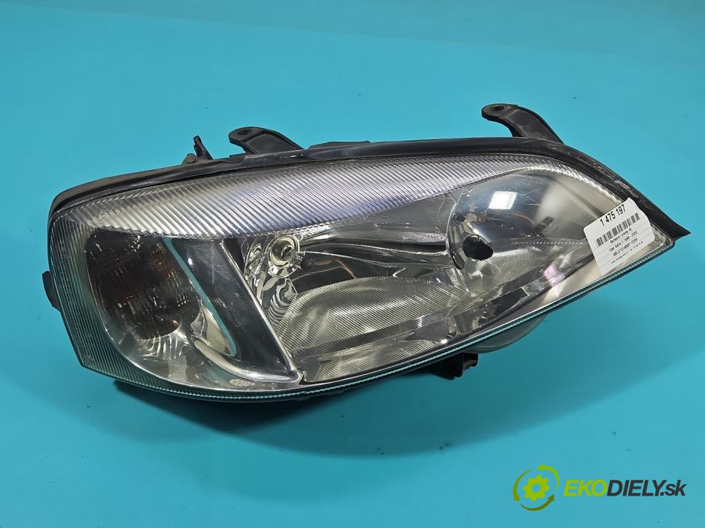 Opel Astra II 1998-2009 1.6 16V 101 HP manual 74 kW 1598 cm3 5- Reflektor: pravý  (Svetlo predné pravé)