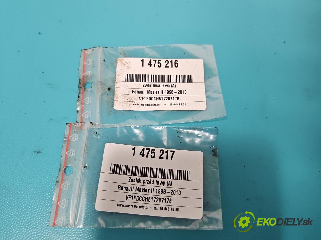 Renault Master II 1998-2010 2.8 TD 114 hp manual 84 kW 2799 cm3 5- náboj levé  (Náboje)