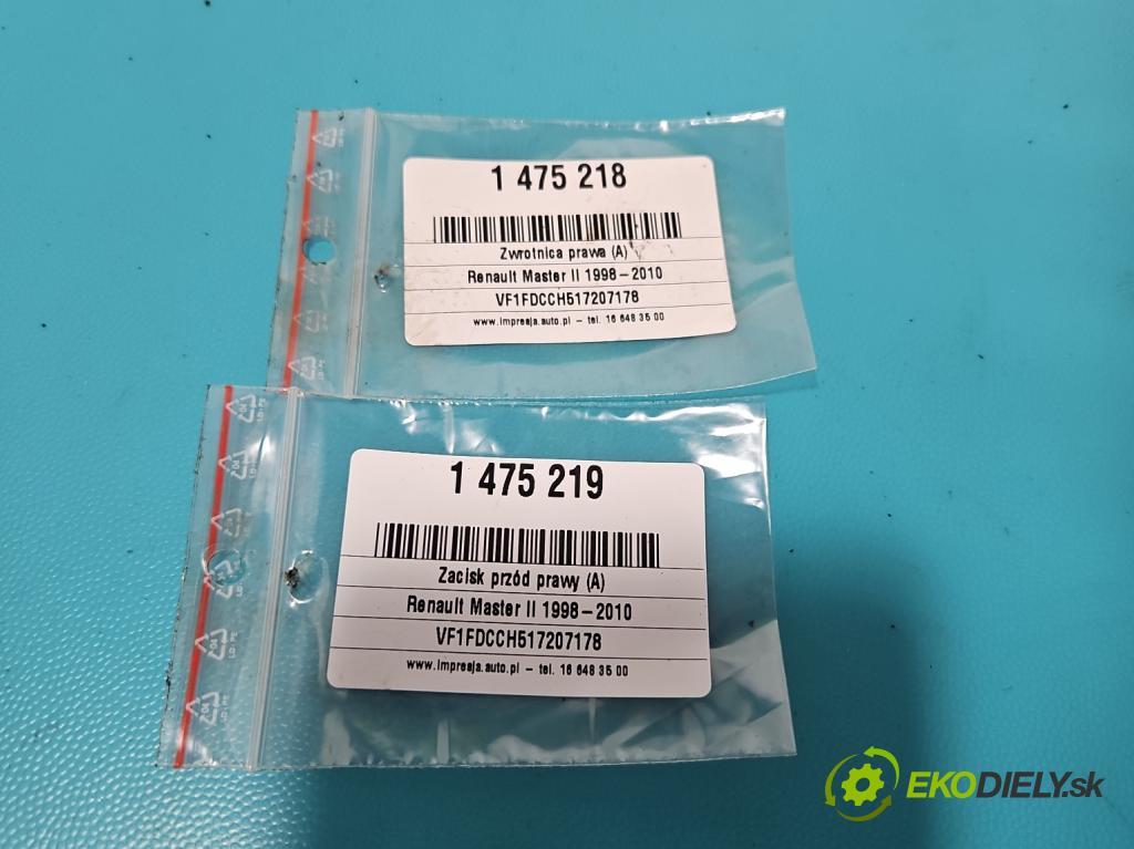 Renault Master II 1998-2010 2.8 TD 114 hp manual 84 kW 2799 cm3 5- náboj pravé  (Náboje)