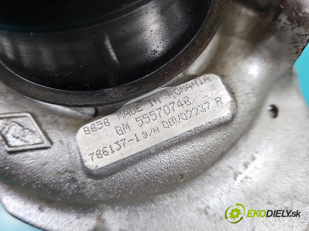 Opel Insignia A 2008-2017 2.0 cdti 131 hp manual 96 kW 1956 cm3 5- Turbodmychadlo 786137-1 (Kompletní turbodmychadlo)