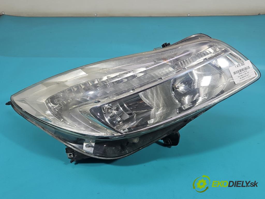 Opel Insignia A 2008-2017 2.0 cdti 131 HP manual 96 kW 1956 cm3 5- Reflektor: pravý 13226783 (Svetlo predné pravé)