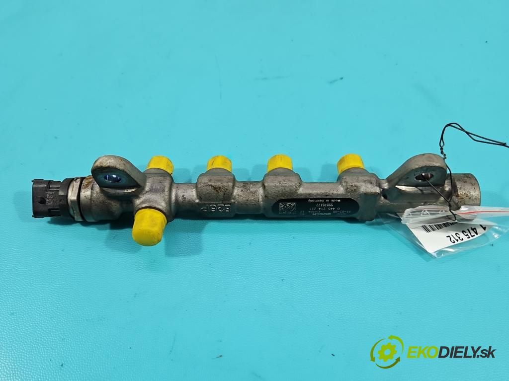 Opel Insignia A 2008-2017 2.0 cdti 131 HP manual 96 kW 1956 cm3 5- lišta vstrekovacia 0445214221 (Vstrekovacia lišta)