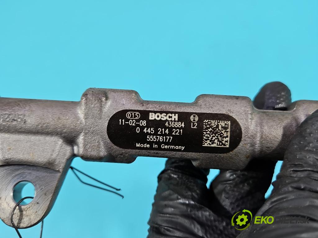 Opel Insignia A 2008-2017 2.0 cdti 131 HP manual 96 kW 1956 cm3 5- lišta vstrekovacia 0445214221 (Vstrekovacia lišta)