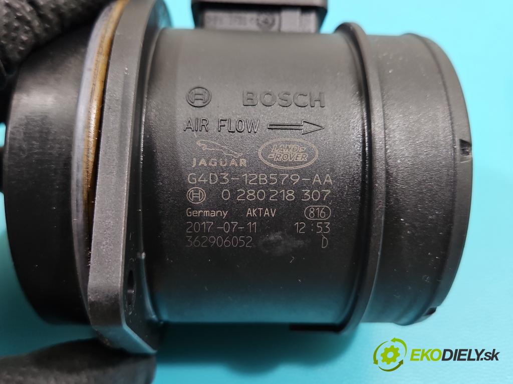 Land rover Discovery Sport 2014-2019 L550 2.0 Td 179KM automatic 132 kW 1999 cm3 5- průtokoměr: 0280218307 (Váha vzduchu)