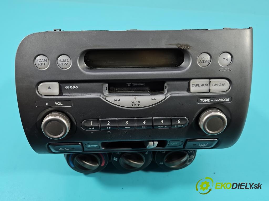 Honda Jazz II 2002-2008 1.3 83 HP manual 61 kW 1339 cm3 5- Radio originál 39175-SAA-G010-M1