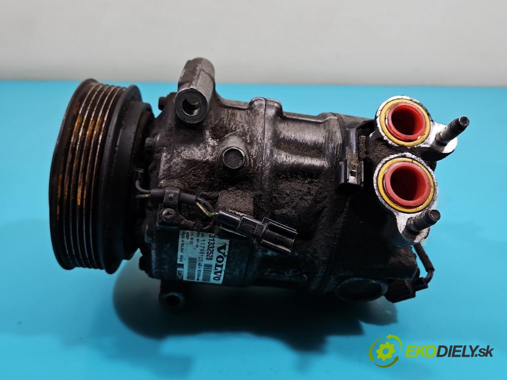 Volvo V60 I 2010-2018 2.0 D4 181KM manual 133 kW 1969 cm3 5- Kompresor: klimatizácie 31332528 (Kompresor klimatizácie)