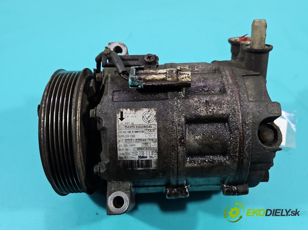 Alfa romeo 159 1.9 jtd 150 HP manual 110 kW 1910 cm3 5- Kompresor: klimatizácie 50510966 (Kompresor klimatizácie)