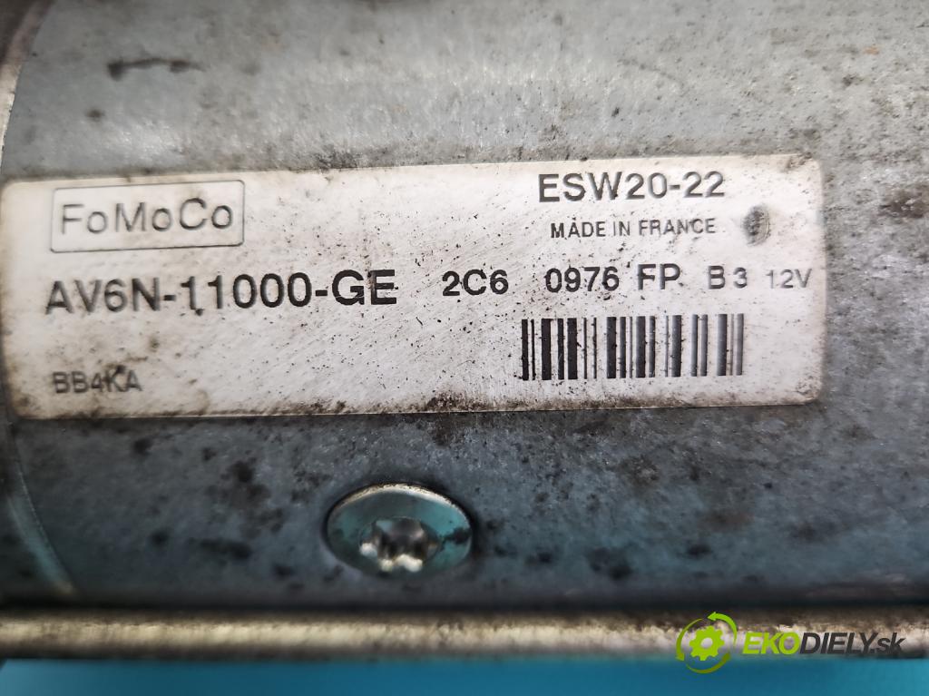 Ford Focus Mk3 2010-2018 1.5 tdci 120 HP manual 88 kW 1499 cm3 5- štartér AV6N-11000-GE (Štartér)