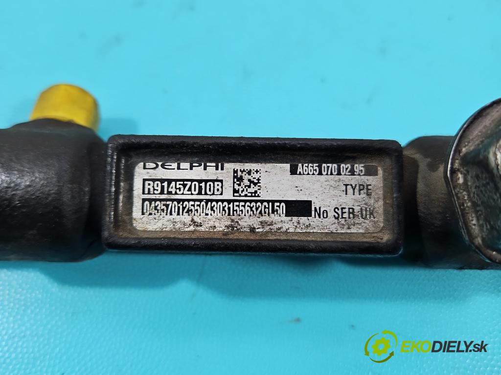 Ssangyong Rexton I 2001-2017 2.7 XDI 165 HP automatic 121 kW 2696 cm3 5- lišta vstrekovacia A6650700295 (Vstrekovacia lišta)