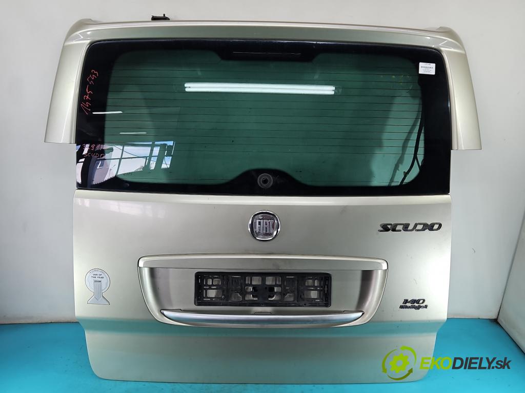 Fiat Scudo II 2006-2016 2.0 jtd 136hp manual 100 kW 1997 cm3 5- zadní kufrové dveře  (Zadní kapota (kufr))