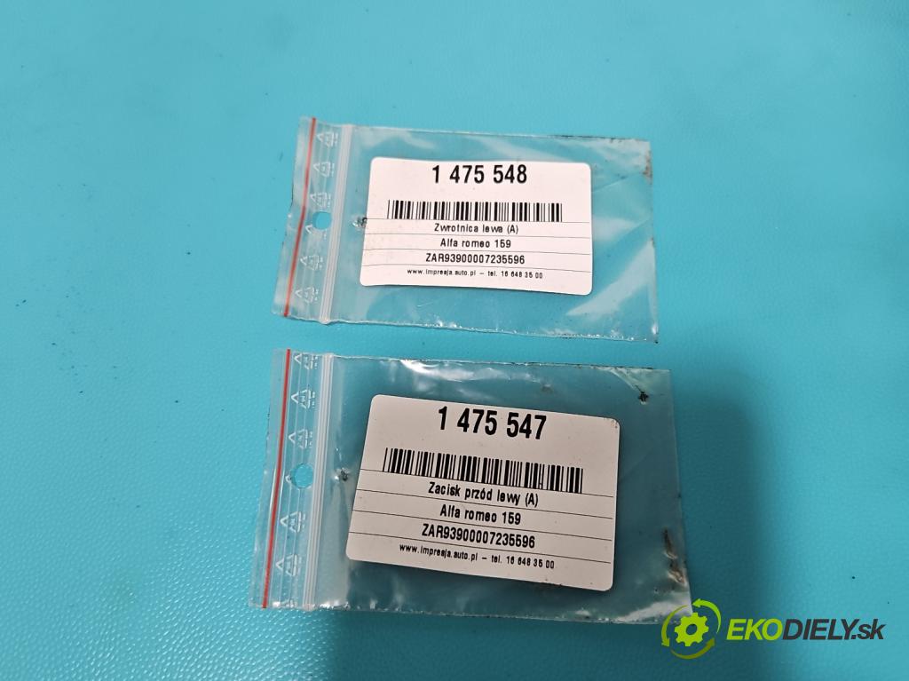 Alfa romeo 159 1.9 jtd 150 hp manual 110 kW 1910 cm3 5- náboj levé  (Náboje)