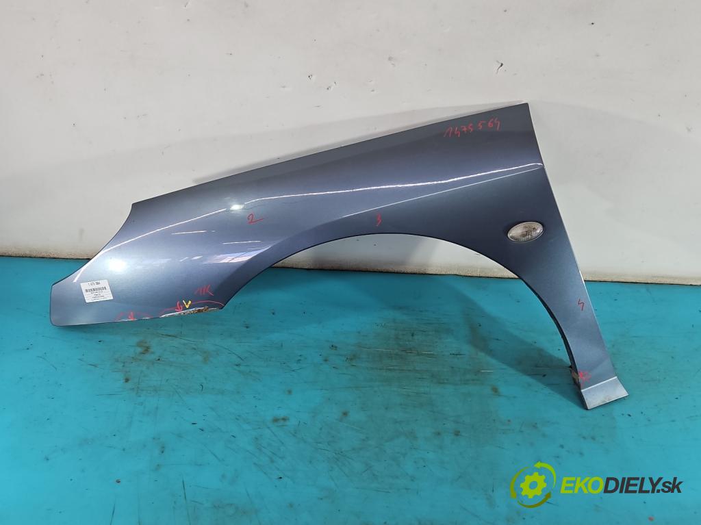 Peugeot 407 2.2 16V 158 HP manual 116 kW 2230 cm3 4- blatník predné ľavý  (Blatník predný ľavý)