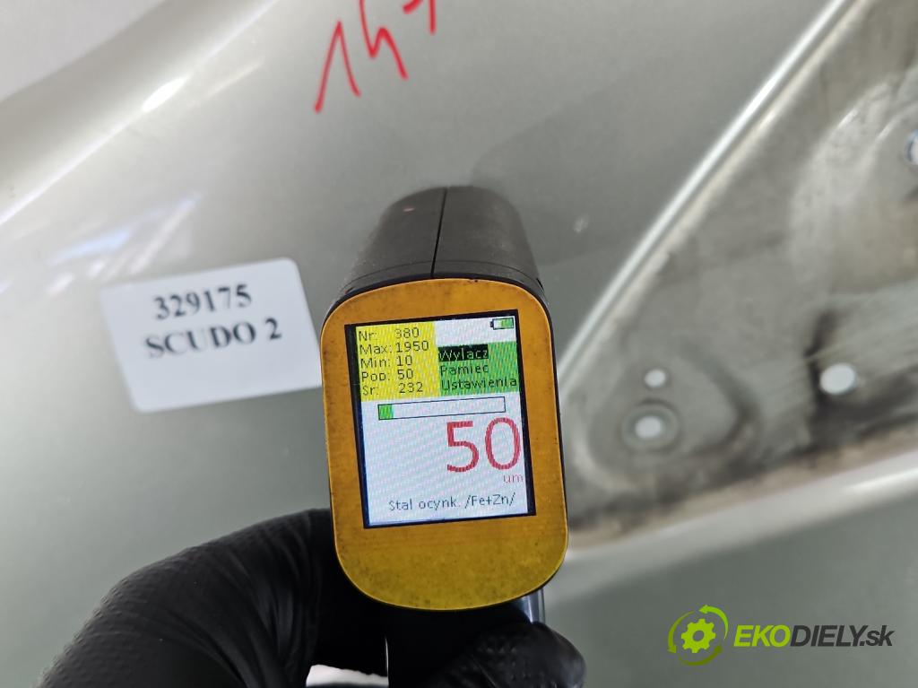 Fiat Scudo II 2006-2016 2.0 jtd 136hp manual 100 kW 1997 cm3 5- blatnik přední levý  (Levý přední blatník)