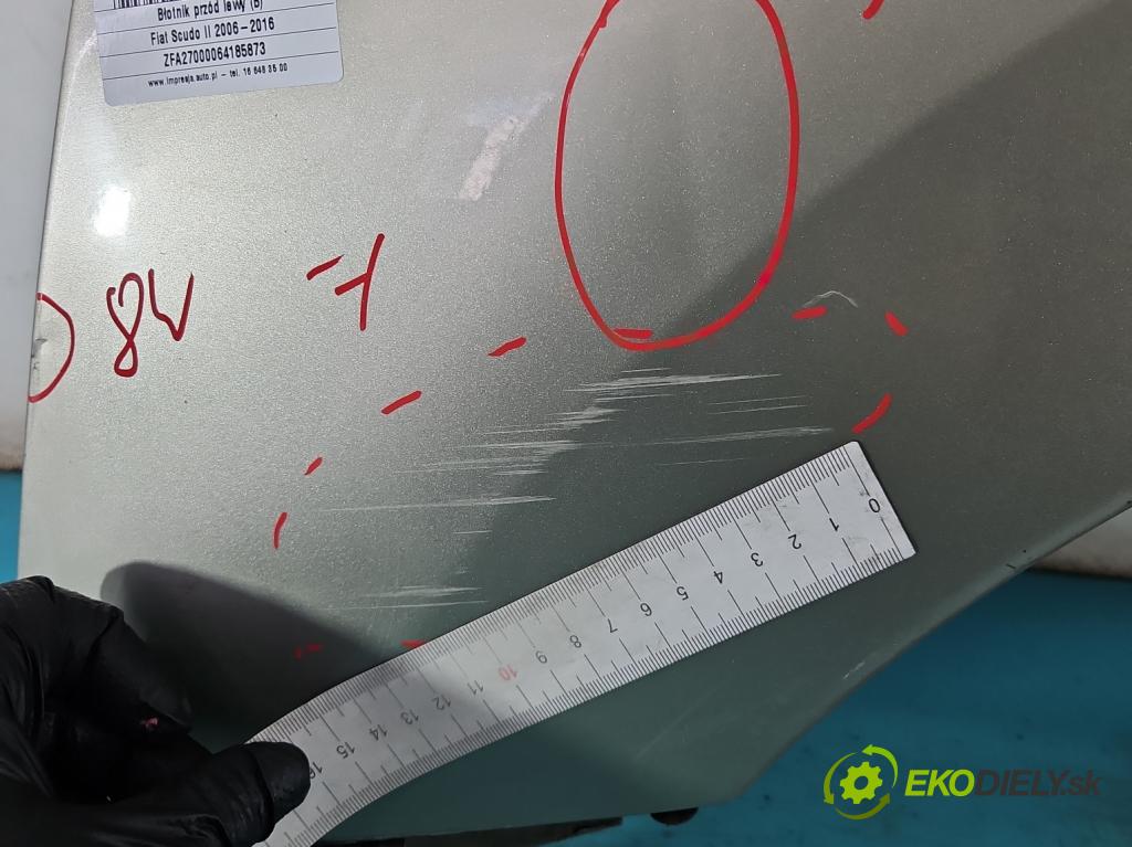 Fiat Scudo II 2006-2016 2.0 jtd 136hp manual 100 kW 1997 cm3 5- blatnik přední levý  (Levý přední blatník)