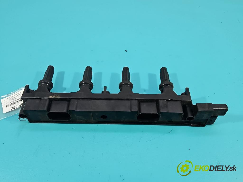 Peugeot 407 2.2 16V 158 HP manual 116 kW 2230 cm3 4- cievka zapaľovacia  (Zapaľovacia cievka)