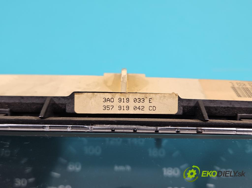 Vw Passat B4 1993-1997 2.0 8V 116 HP manual 85 kW 1984 cm3 4- prístrojovka/ budíky 3A0919033E (Prístrojová doska)