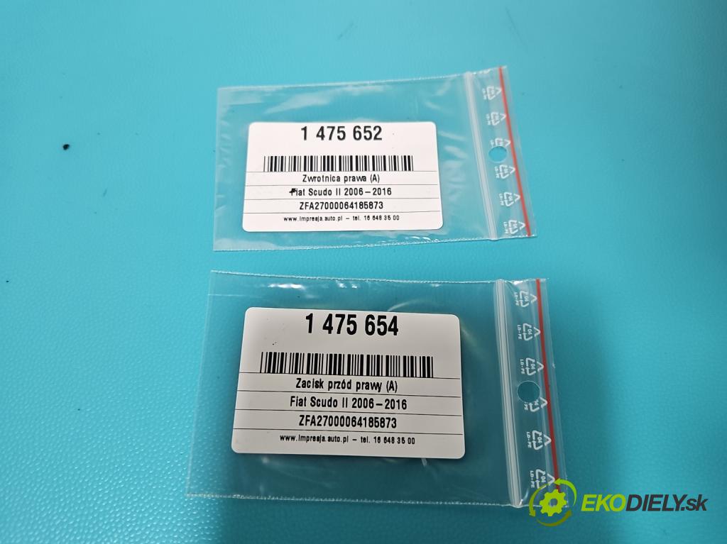 Fiat Scudo II 2006-2016 2.0 jtd 136hp manual 100 kW 1997 cm3 5- náboj pravé  (Náboje)