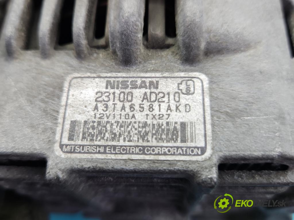Nissan Primera P12 2001-2007 2.2 dci 126 HP manual 93 kW 2184 cm3 4- Alternator 23100-AD210 (Alternátor)