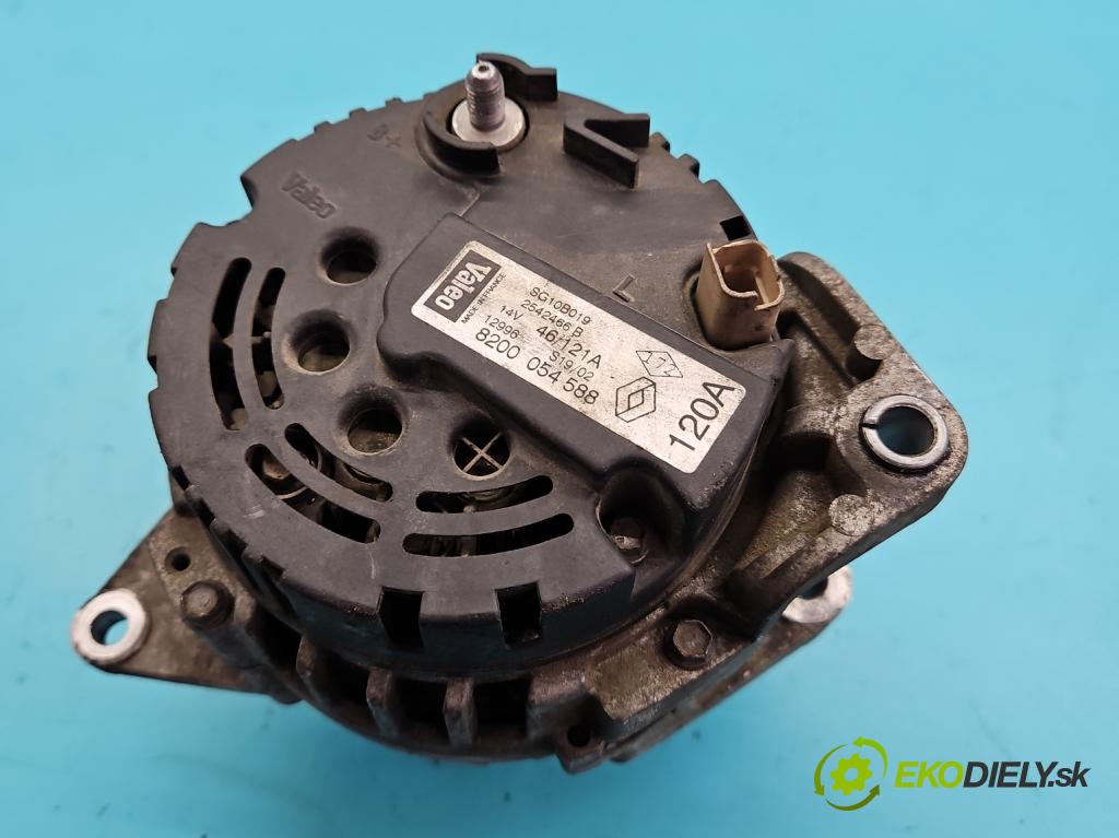 Renault Scenic I 1996-2003 1.9 dci 102 HP manual 75 kW 1870 cm3 5- Alternator 8200054588 (Alternátor)