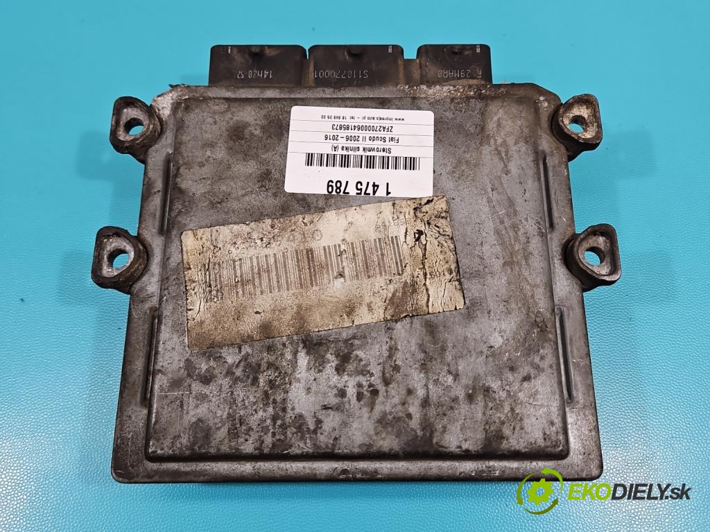 Fiat Scudo II 2006-2016 2.0 jtd 136 HP manual 100 kW 1997 cm3 5- riadiaca jednotka motora 5WS40615C-T