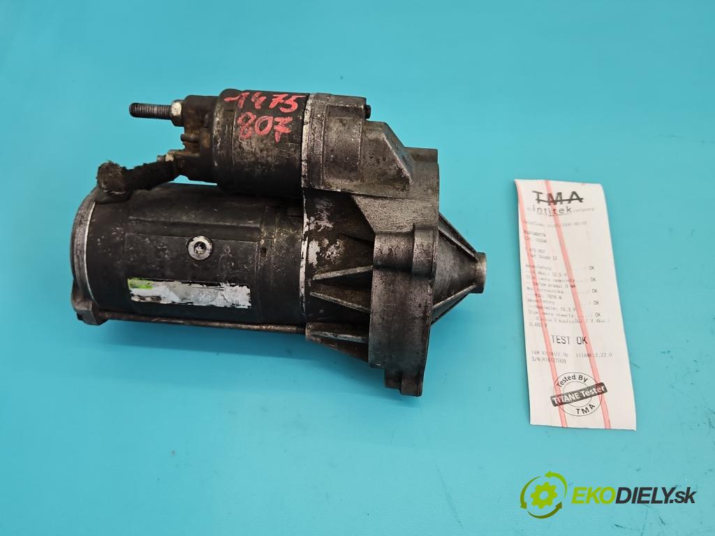 Fiat Scudo II 2006-2016 2.0 jtd 136 HP manual 100 kW 1997 cm3 5- štartér  (Štartér)