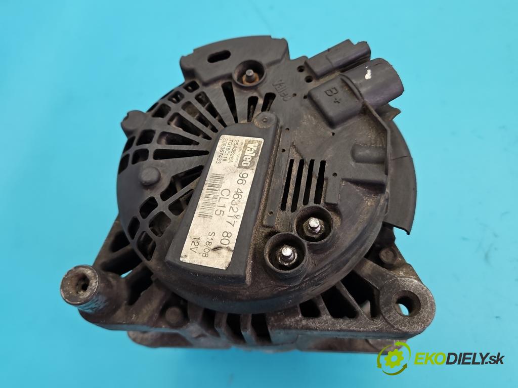 Fiat Scudo II 2006-2016 2.0 jtd 136 HP manual 100 kW 1997 cm3 5- Alternator 9646321780 (Alternátor)