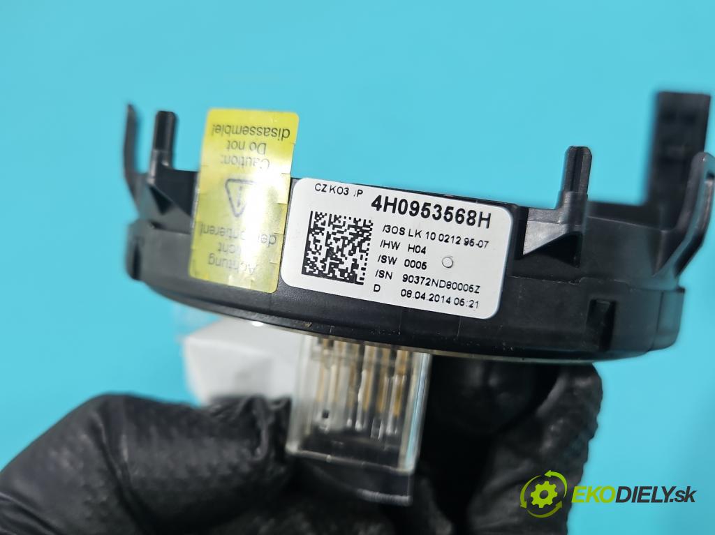 Audi A7 4G 2010-2018 4.0 V8 TFSI 420 hp automatic 309 kW 3993 cm3 5- Páska: airbag 4H0953568H (Airbag)