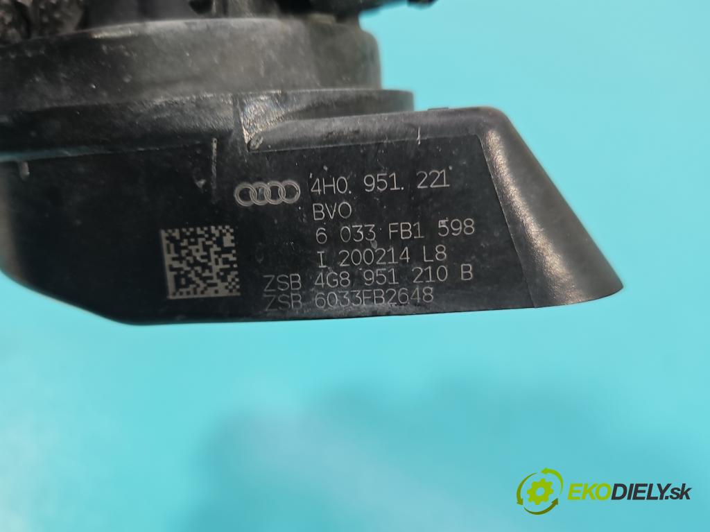 Audi A7 4G 2010-2018 4.0 V8 TFSI 420hp automatic 309 kW 3993 cm3 5- Klakson: 4H0951223