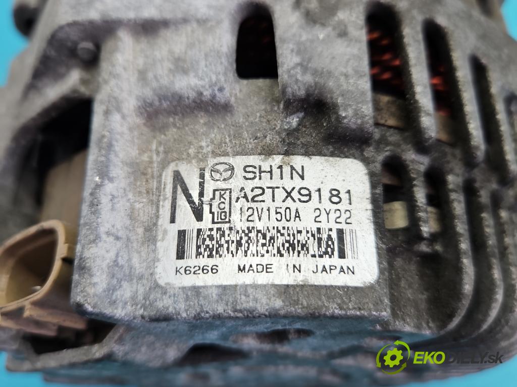 Mazda 6 III GJ 2012-2024 2.2d 150 HP manual 110 kW 2190 cm3 4- Alternator A2TX9181 (Alternátor)