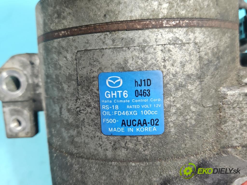 Mazda 6 III GJ 2012-2024 2.2d 150 HP manual 110 kW 2190 cm3 4- Kompresor: klimatizácie F500-AUCAA-02 (Kompresor klimatizácie)