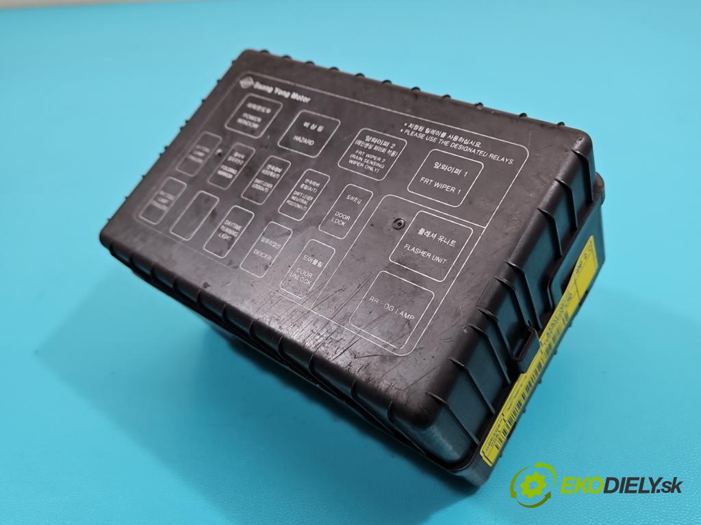 Ssangyong Rexton I 2001-2017 2.7 XDI 165 hp automatic 121 kW 2696 cm3 5- skříňka pojistková 82201-08144 (Pojistkové skříňky)