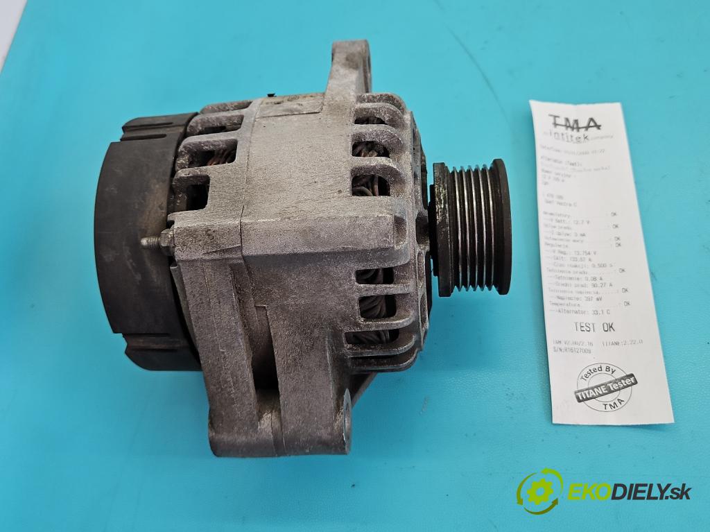 Opel Vectra C 2002-2008 1.9 cdti 150 HP manual 110 kW 1910 cm3 5- Alternator 0986048791 (Alternátor)