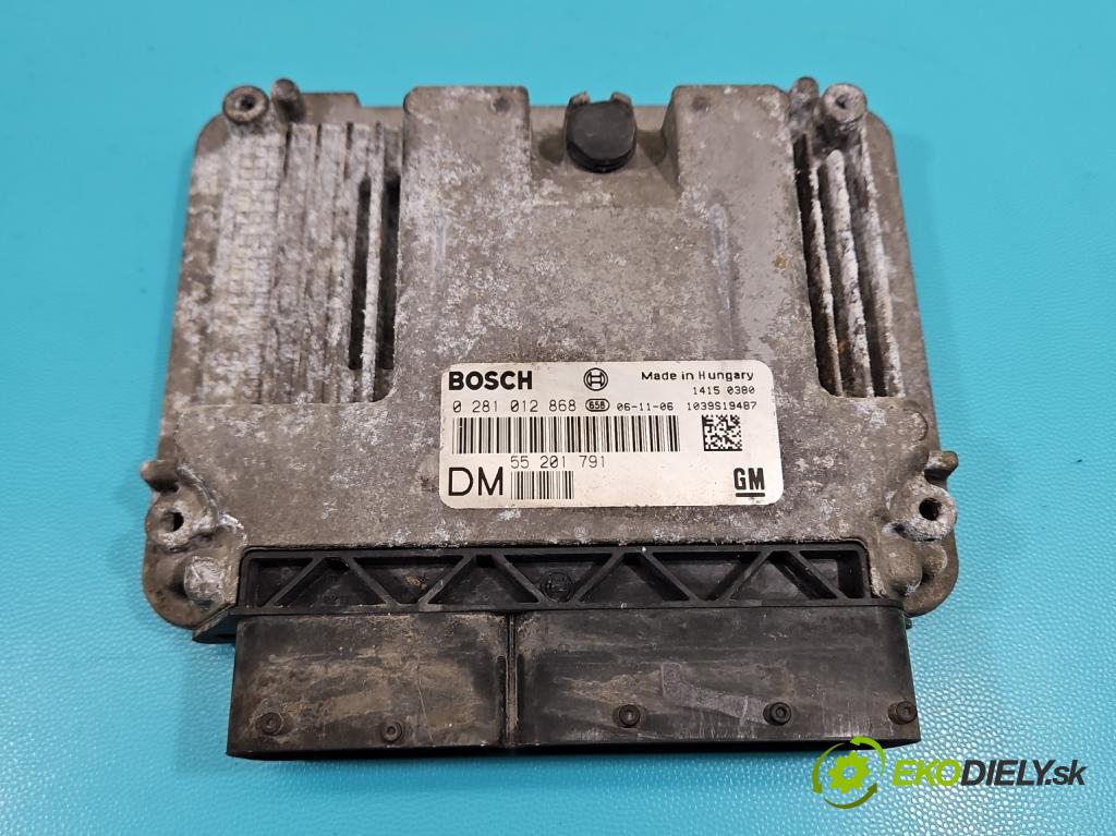 Opel Vectra C 2002-2008 1.9 cdti 150 HP manual 110 kW 1910 cm3 5- riadiaca jednotka motora 0281012868