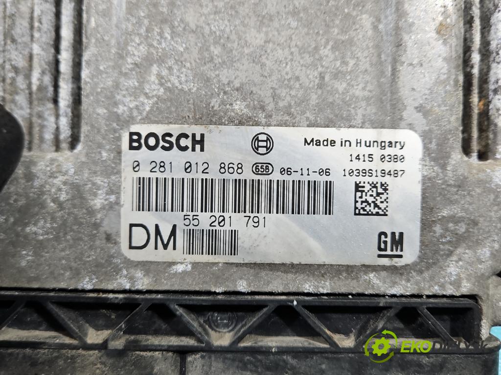 Opel Vectra C 2002-2008 1.9 cdti 150 HP manual 110 kW 1910 cm3 5- riadiaca jednotka motora 0281012868
