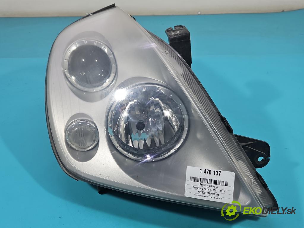 Ssangyong Rexton I 2001-2017 2.7 XDI 165 HP automatic 121 kW 2696 cm3 5- Reflektor: pravý  (Svetlo predné pravé)