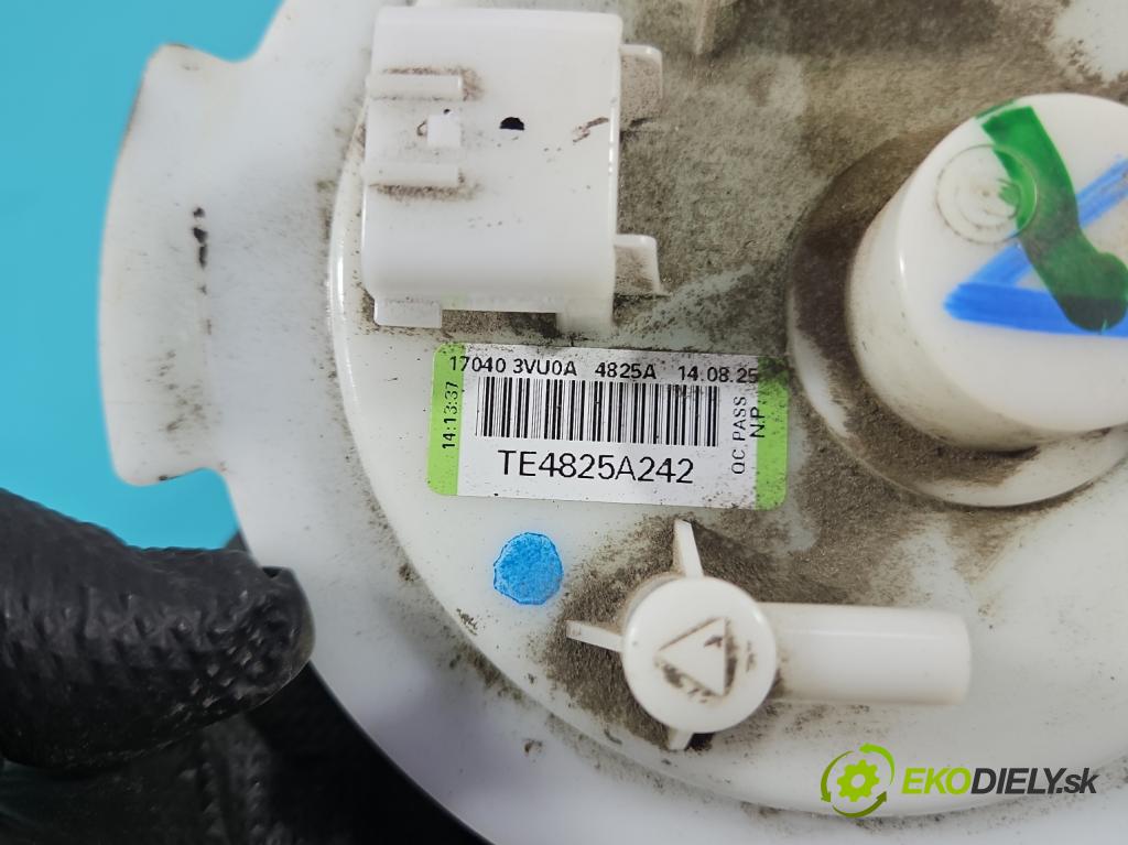 Nissan Note II 2012-2016 1.2 16V 80 hp manual 59 kW 1198 cm3 5- čerpadlo paliva 3VU0A4825A