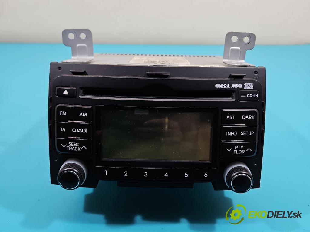 Hyundai I30 I 2007-2012 1.4 16V 109 HP manual 80,2 kW 1396 cm3 5- Radio originál 96160-2L200
