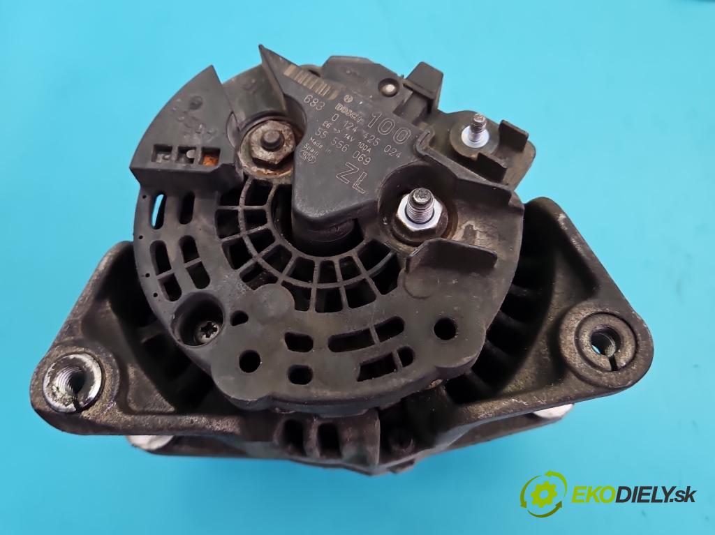 Opel Astra III 2004-2014 1.4 16V 90 HP manual 66 kW 1364 cm3 5- Alternator 0124425024 (Alternátor)