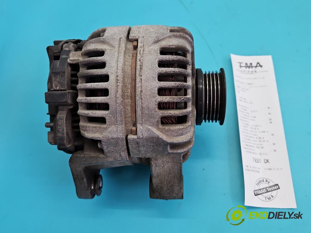 Opel Astra III 2004-2014 1.4 16V 90 HP manual 66 kW 1364 cm3 5- Alternator 0124425024 (Alternátor)